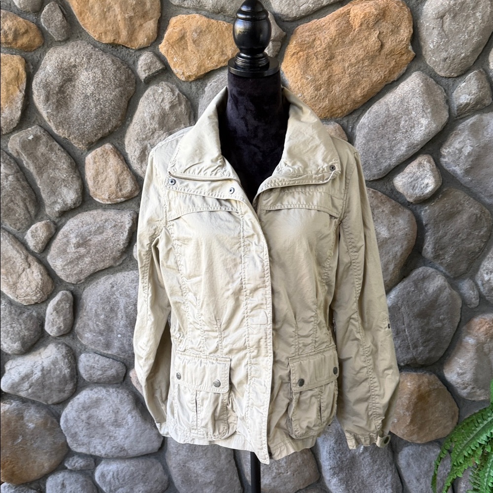 Eddie Bauer Khaki Utility Jacket Size L